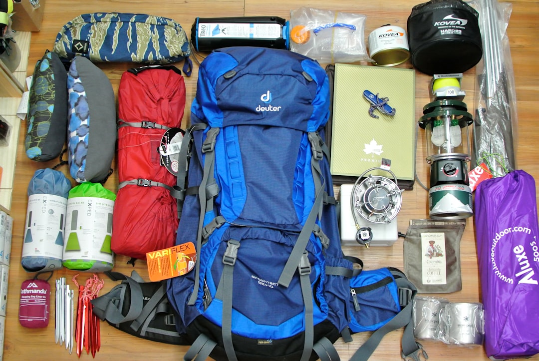 登山荷物のパッキング