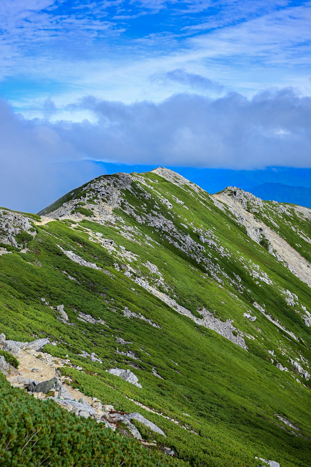 鳥海山の登山道
