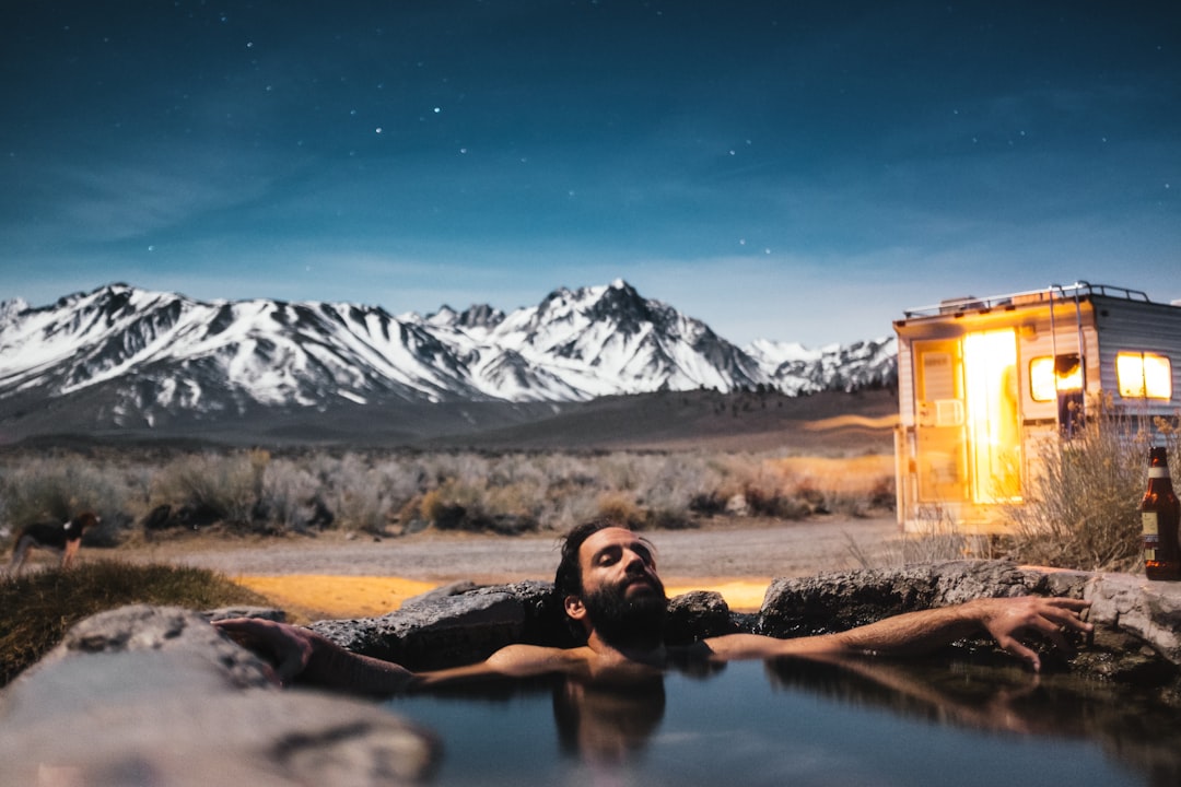温泉でリラックス