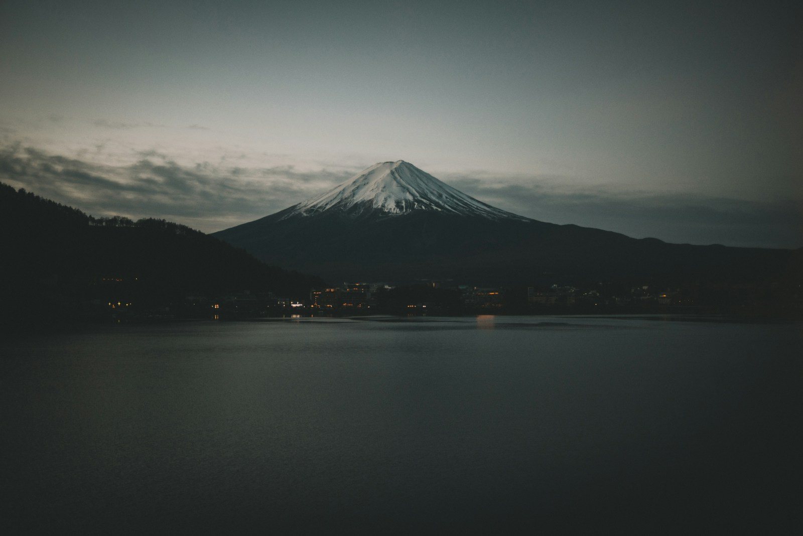 富士山の夜明けのご来光