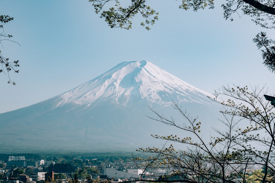 快晴の富士山