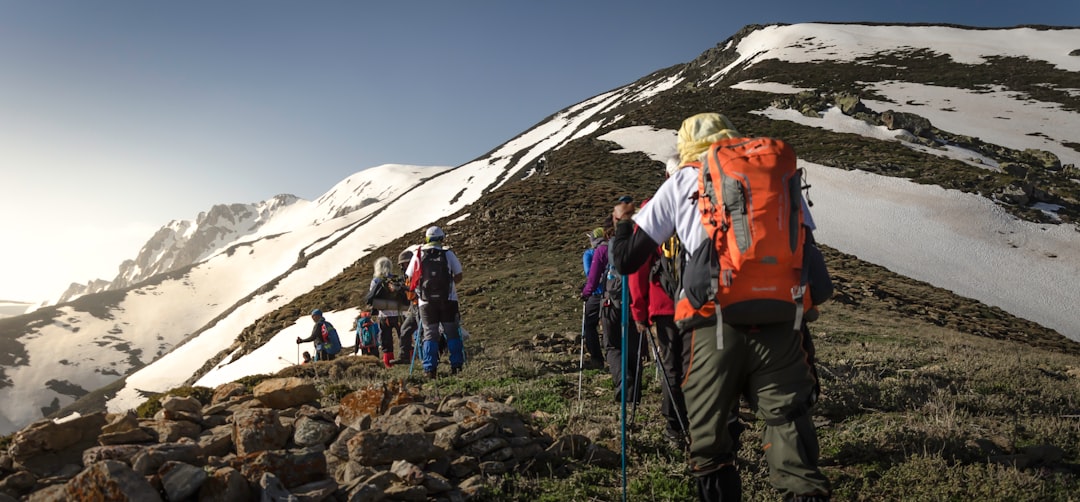 ストックを使った登山