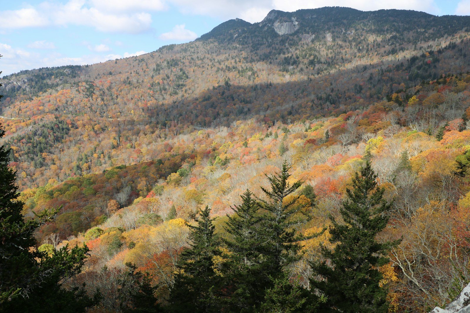 栗駒山の紅葉登山コースからの展望