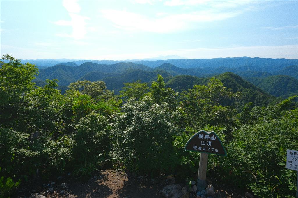標高599mの高尾山から見る山並み