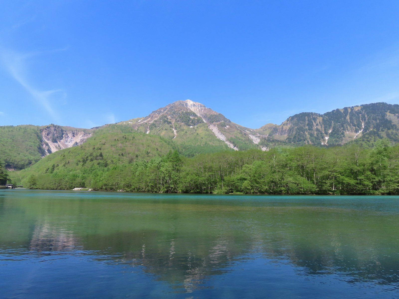大正池と焼岳